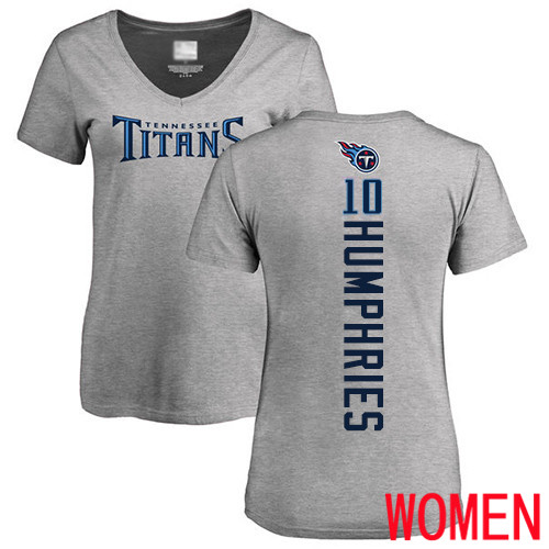 Tennessee Titans Ash Women Adam Humphries Backer NFL Football #10 T Shirt